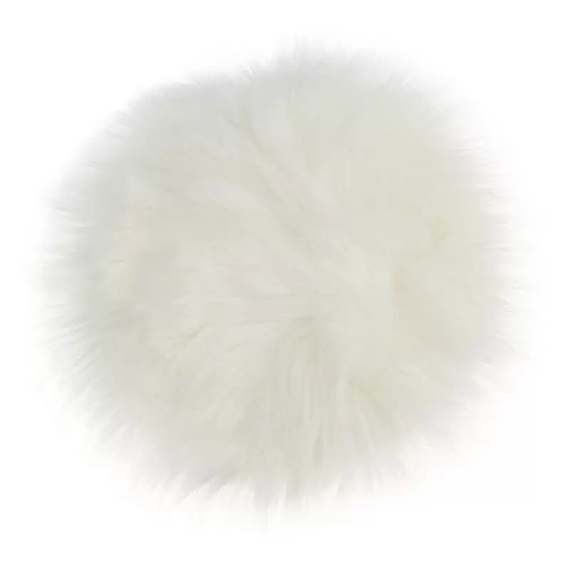 Photo 1 of Carpets Faux Fur Rugs Kids Room Round Rug For Living Decor Long Plush Bedroom Shag Area Modern Mats 30*30cm