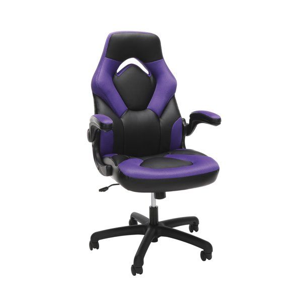 Photo 1 of OFM Ergonomic & Adjustable Swivel Gaming Chair, Purple