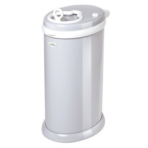 Photo 1 of Ubbi Steel Diaper Pail, GREY

