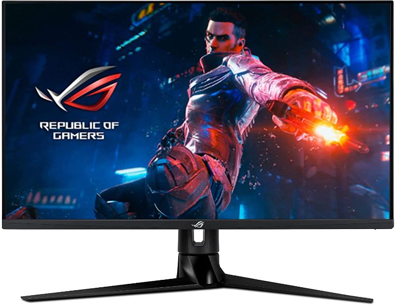 Photo 1 of ASUS ROG Swift PG32UQ 32” 4K HDR 144Hz DSC HDMI 2.1 Gaming Monitor, UHD (3840 x 2160), IPS, 1ms, G-SYNC Compatible, Extreme Low Motion Blur Sync, Eye Care, DisplayPort, USB, DisplayHDR 600
