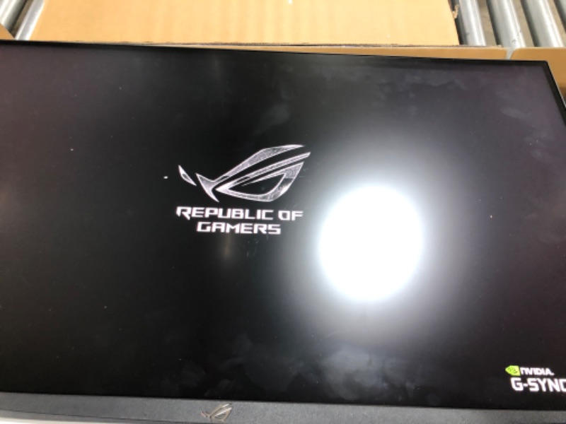 Photo 2 of ASUS ROG Swift PG32UQ 32” 4K HDR 144Hz DSC HDMI 2.1 Gaming Monitor, UHD (3840 x 2160), IPS, 1ms, G-SYNC Compatible, Extreme Low Motion Blur Sync, Eye Care, DisplayPort, USB, DisplayHDR 600
