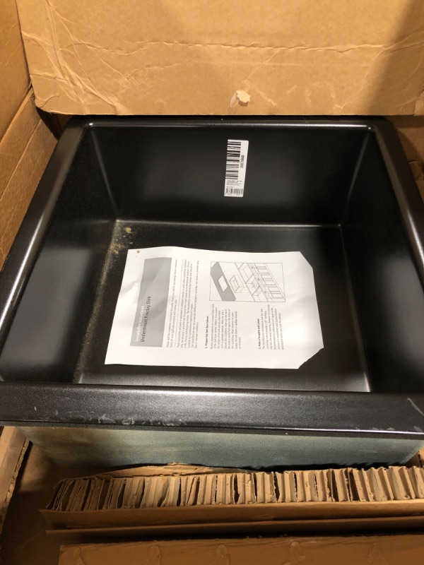 Photo 1 of black 19" sink faucet