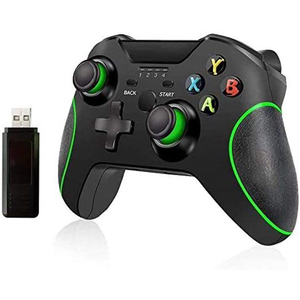 Photo 1 of Xbox Wireless Controller PC Game Controller 2.4GHZ Wireless Game Controller Compatible with Xbox One/One S/One X and PC with Built-in Dual Vibration
