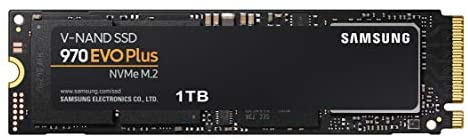 Photo 1 of SAMSUNG 970 EVO Plus SSD 1TB, M.2 NVMe Interface Internal Solid State Hard Drive with V-NAND Technology for Gaming, Graphic Design, MZ-V7S1T0B/AM
