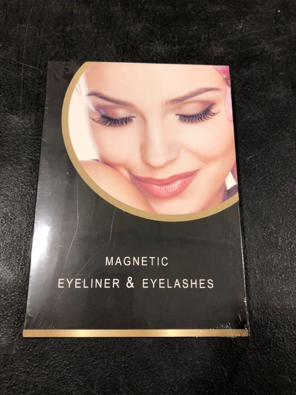 Photo 1 of 10 Pairs Magnetic Eyelashes with Eyeliner & Tweezer Kit, Waterproof, No Glue
