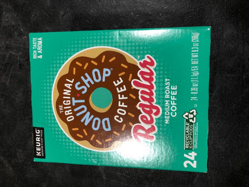 Photo 2 of Coffee People Donut Shop Coffee, Keurig K-Cup Pods, Medium Roast, 24/Box (DIE60052101) | Quill
Best By 08/13/23
