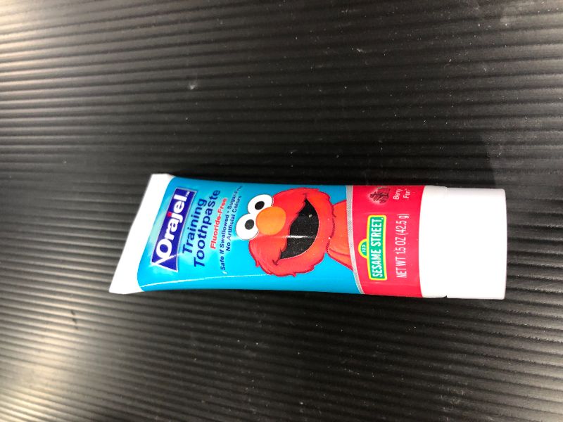 Photo 2 of (2 Pack) Orajel Fluoride-Free Sesame Street Training Toothpaste Berry Fun, 1.5 OZ
Best By 01/23