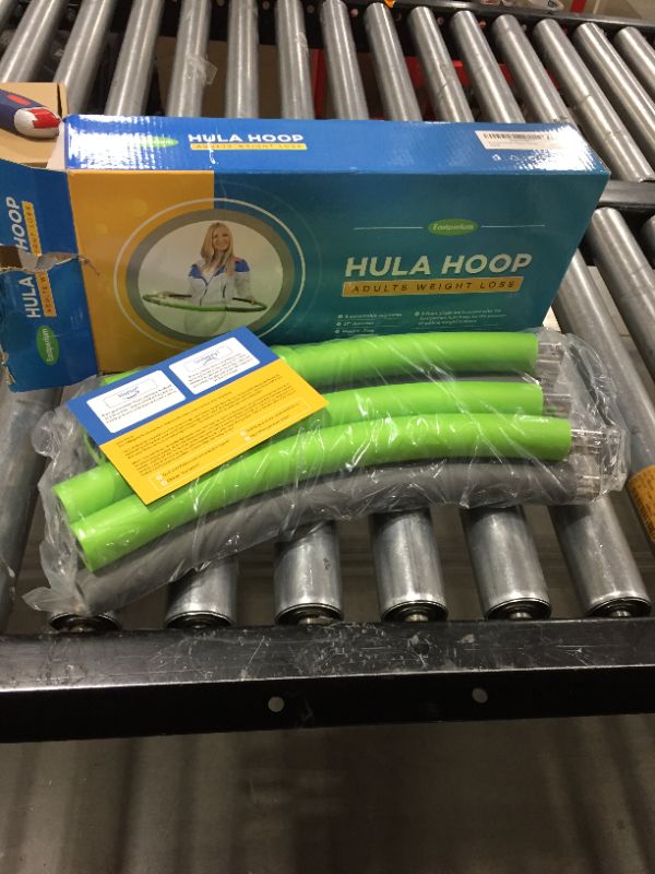 Photo 1 of Weighted Hula Hoops for Adults by FITMODE LAB - Weight Adjustable Weighted Hoola Hoops with Jump Rope and Carry Bag - Sturdy Material and Soft Padding Ideal for Exercise and Weight Loss
COLORS MAY VARYT