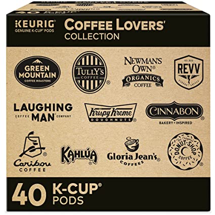 Photo 1 of Keurig Coffee Lovers' Collection Sampler Pack, Single-Serve K-Cup Pods, Compatible with all Keurig 1.0/Classic, 2.0 and K-Café Coffee Makers, Variety Pack, 40 Count
