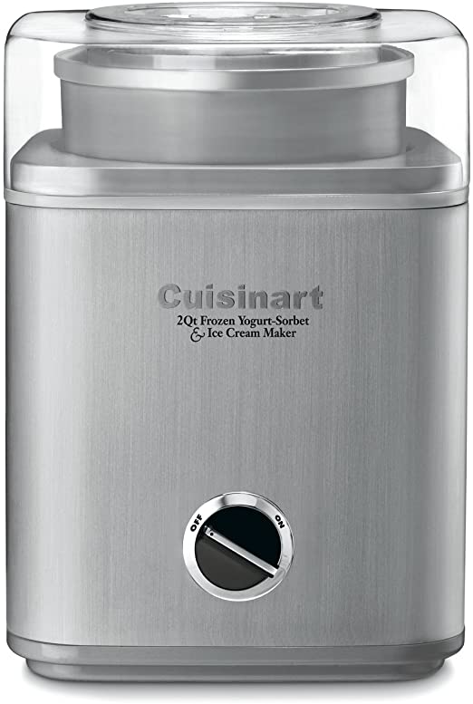 Photo 1 of Cuisinart ICE-30BC Pure Indulgence 2-Quart Automatic Frozen Yogurt, Sorbet, and Ice Cream Maker, Brushed Stainless
