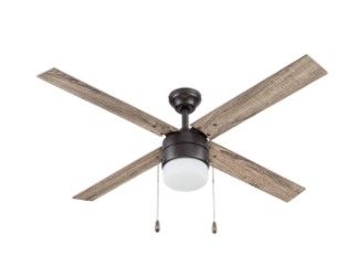 Photo 1 of 52" Prominence Home Chism Indoor Ceiling Fan, Espresso Bronze
