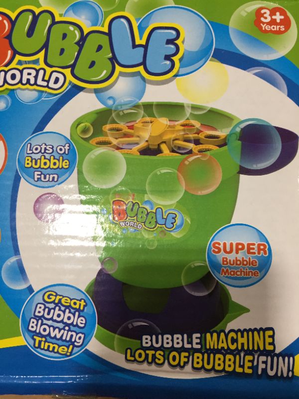 Photo 1 of bubble world machine