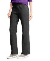 Photo 1 of Hanes Women's Middle Rise Sweatpant, Ebony, X-Large
