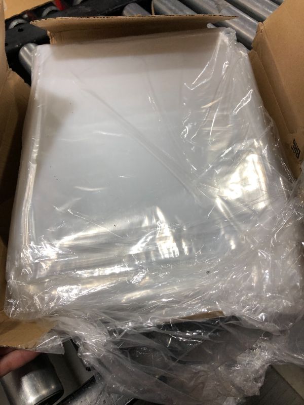 Photo 2 of 4 packs Clear Plastic Flat Open Poly Bags 18x24