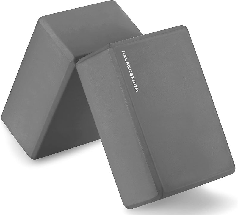 Photo 1 of BalanceFrom GoYoga Set of 2 High Density Yoga Blocks, 9"x6"x4" Each 
