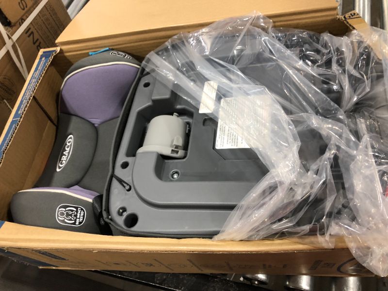 Photo 2 of Graco Affix Highback Booster Seat with Latch System, Grapeade Purple
