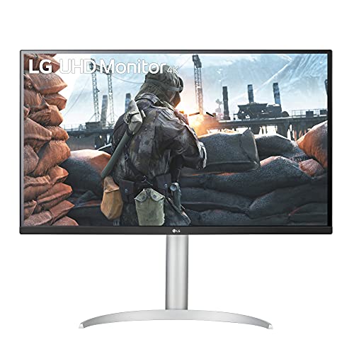 Photo 1 of LG 32UP83A-W 31.5 Inch Class UHD (3840 X 2160) IPS Monitor with AMD FreeSync, DCI-P3 95% Color Gamut with HDR 10 Compatibility and USB Type-C, Tilt/He/ SELLING FOR PARTS ONLY 
