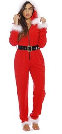 Photo 1 of Just Love Holiday Santa Adult Onesie Pajamas 2X