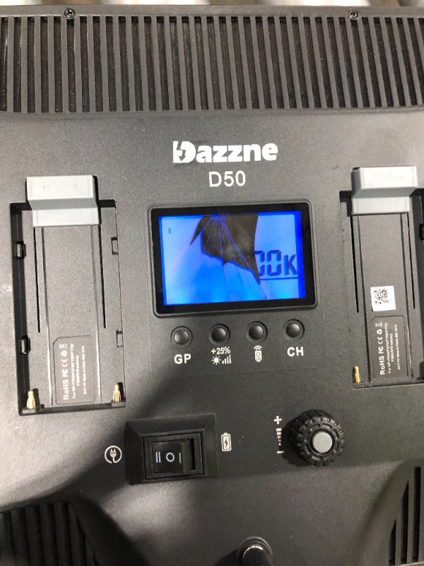 Photo 1 of Dazzne D50 Desk Mount Video Light with C-Clamp 15.4 Inches 45W 3000K-8000K 3600LM Dimmable 0-100% for Video Conference Tiktok Live/Game Streaming