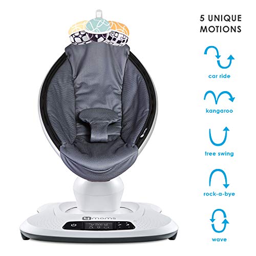 Photo 1 of 4moms mamaRoo 4 Baby Swing, high-tech Baby Rocker, Bluetooth Enabled - Cool mesh Fabric with 5 Unique motions