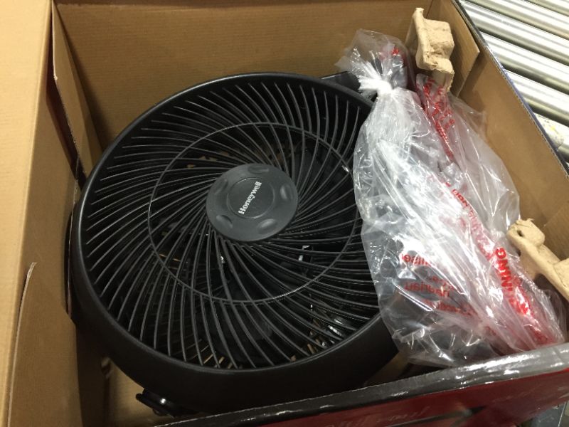 Photo 2 of Honeywell HT-908 TurboForce Room Air Circulator Fan, Medium, Black –Quiet Personal Fanfor Home or Office, 3 Speeds and 90 Degree Pivoting Head
