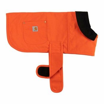 Photo 1 of Carhartt  Duck Canvas Chore Coat Dog Vest in Orange, X Large