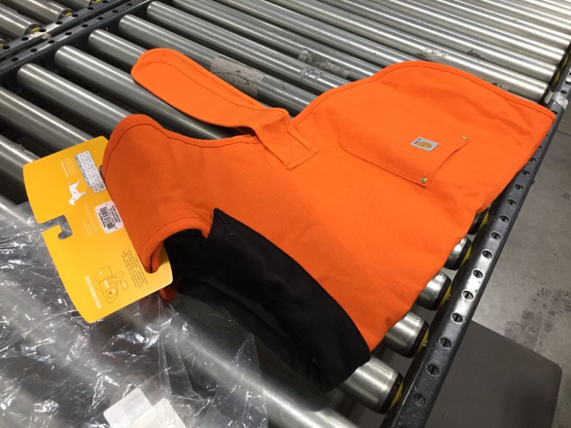 Photo 2 of Carhartt  Duck Canvas Chore Coat Dog Vest in Orange, X Large