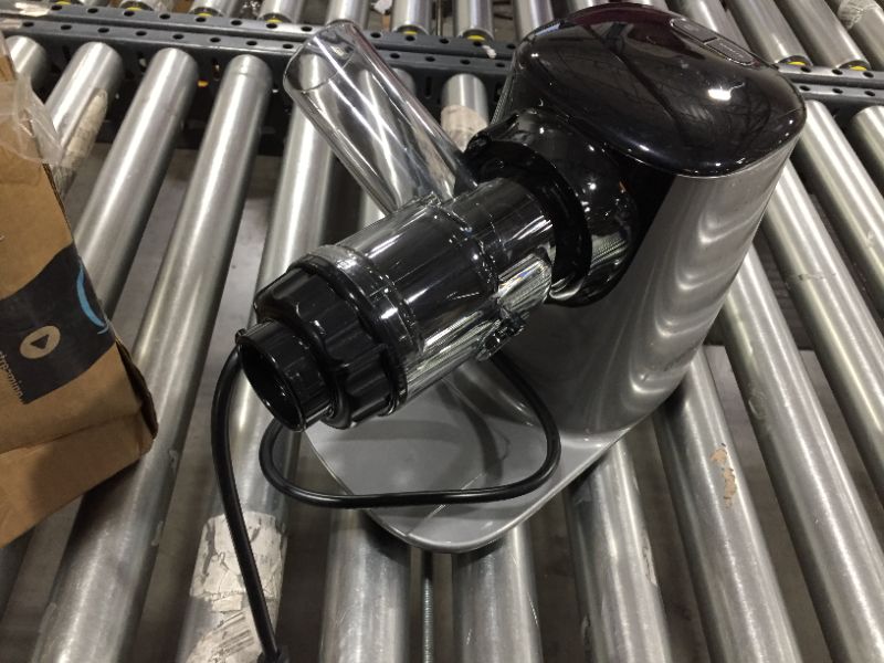 Photo 4 of Slow Juicer Machine, Crenova Cold Press Masticating Juicer with 95% Juice Yield, Low Noise, Portable Bottle, Brush, Vegetable & Fruit Juice Recipes, Easy to Assemble & Clean
