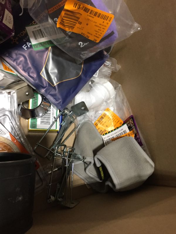 Photo 1 of BOX LOT OF ASSORTED HOME DEPOT MERCHANDISE