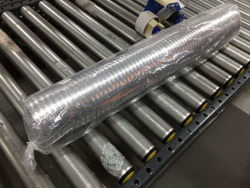 Photo 2 of 4 in. x 8 ft. Heavy-Duty Semi-Rigid Aluminum Duct