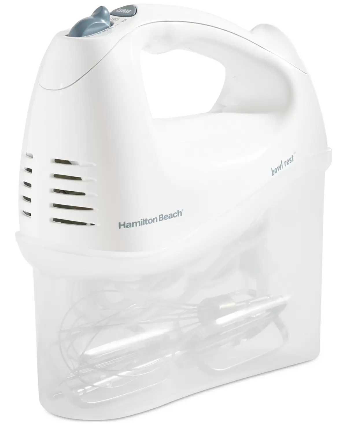 Photo 1 of Hamilton Beach 62682RZ Hand Mixer with Snap-On Case, White