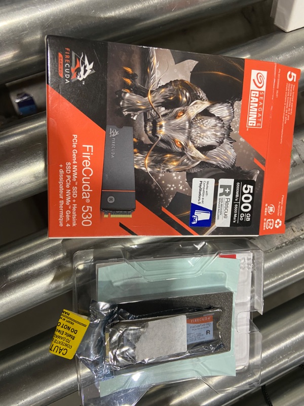 Photo 1 of Seagate - FireCuda 530 NVMe 1TB M.2 Internal PCIe Gen 4 x4 Solid State Drive with Heatsink
