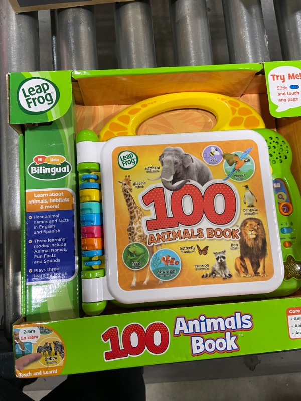 Photo 2 of LeapFrog 100 Animals Book, Green
