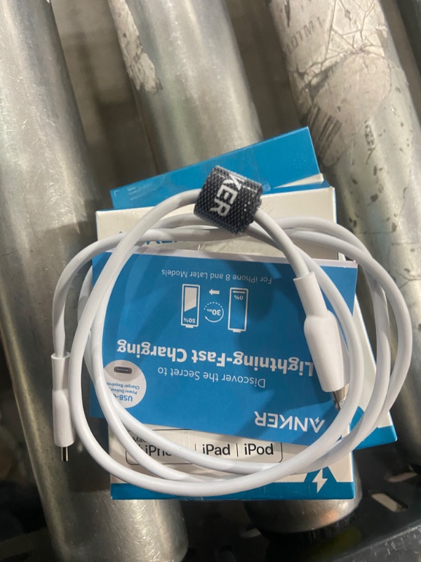 Photo 1 of ANKER 2pk iPhone Type C Cords