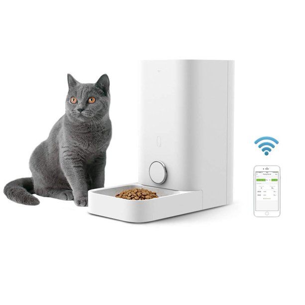 Photo 1 of PETKIT Automatic Pet Feeder for Cats, Fresh Element Mini, Smart Pet Feeder, 2.8L
