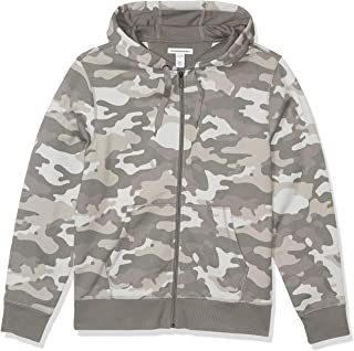 Photo 1 of Amazon Essentials Men's Hooded Fleece Sweatshirt, GREY CAMO, SIZE L
