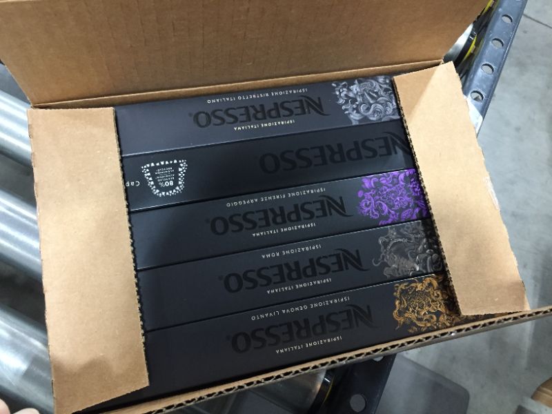 Photo 1 of Nespresso Capsules OriginalLine,Ispirazione Best Seller Variety Pack, Medium & Dark Roast Espresso Coffee, 50 Count Espresso Coffee Pods, Brews 1.35oz, BEST BY 09 30 2021