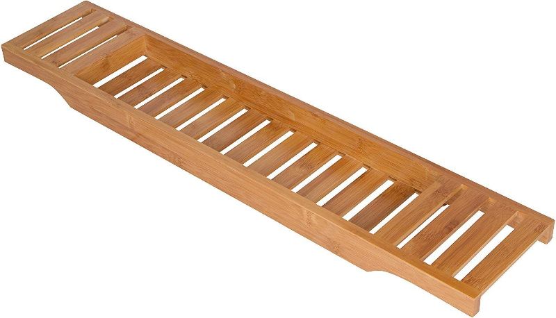 Photo 1 of Bamboo Large 28.7" Long Slatted Bathtub Tray - By Trademark Innovations
