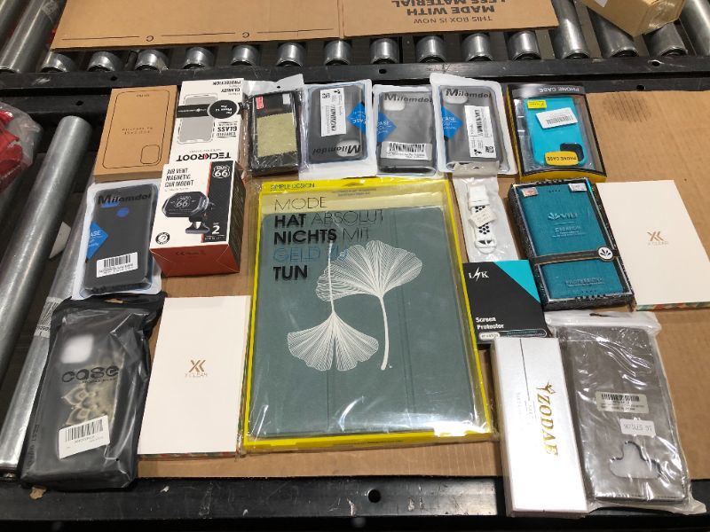 Photo 1 of Box lot - phone cases and accessories 