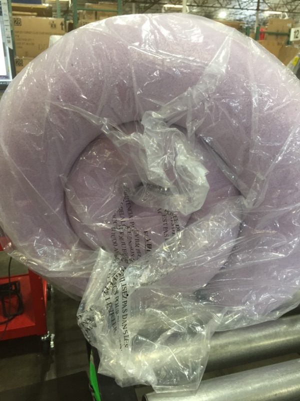 Photo 1 of Egg Crate Memory Foam Mattress Topper- Purple- UNKNOWN SIZE- USED 