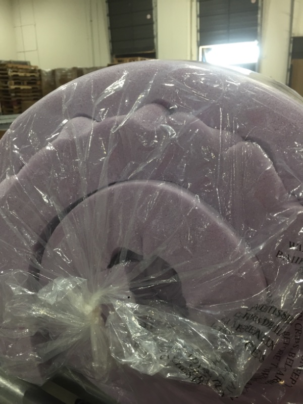 Photo 1 of Egg Crate Memory Foam Mattress Topper- Purple- UNKNOWN SIZE- USED 