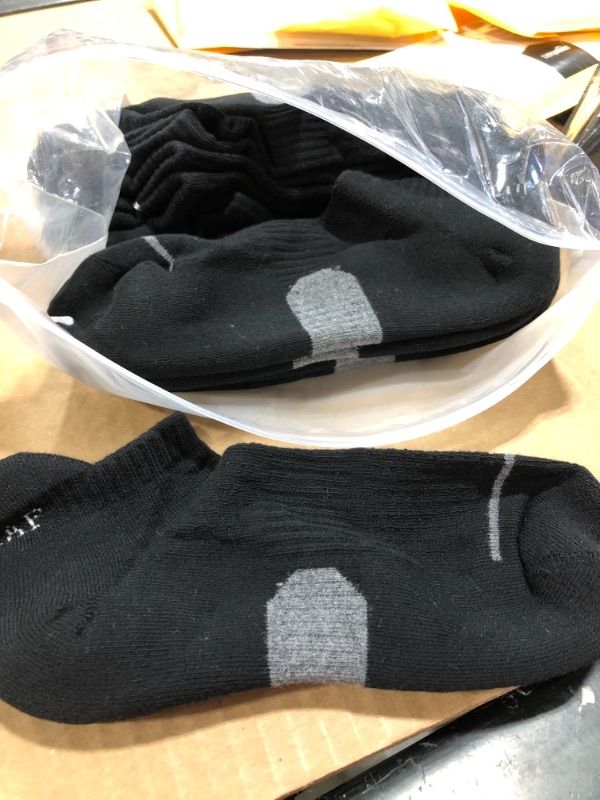 Photo 1 of Corlap Ankle Athletic Running Socks With Cushioned 6 Pack Low Cut Tab Sports Socks for Men and Women- Size 6-11
