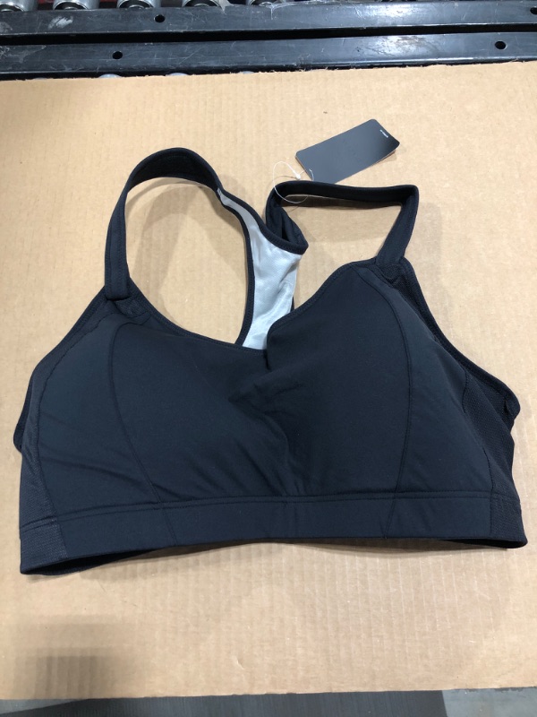 Photo 2 of SYROKAN Women's Sports Bra Front Adjustable Padded Wirefree Racerback High Impact Running (42DD)
