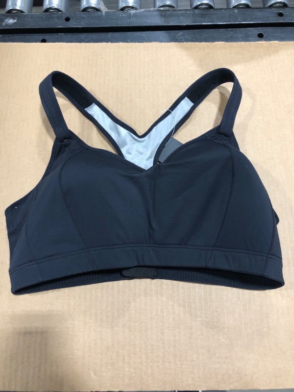 Photo 2 of SYROKAN Women's Sports Bra Front Adjustable Padded Wirefree Racerback High Impact Running (42DD)
