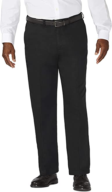 Photo 1 of Haggar Men's Work To Weekend No Iron Flat Front Pant Reg. And Big & Tall Sizes (50W 32L)
