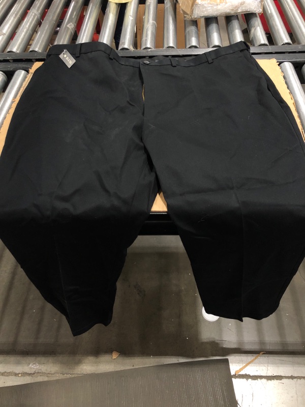 Photo 2 of Haggar Men's Work To Weekend No Iron Flat Front Pant Reg. And Big & Tall Sizes (50W 32L)
