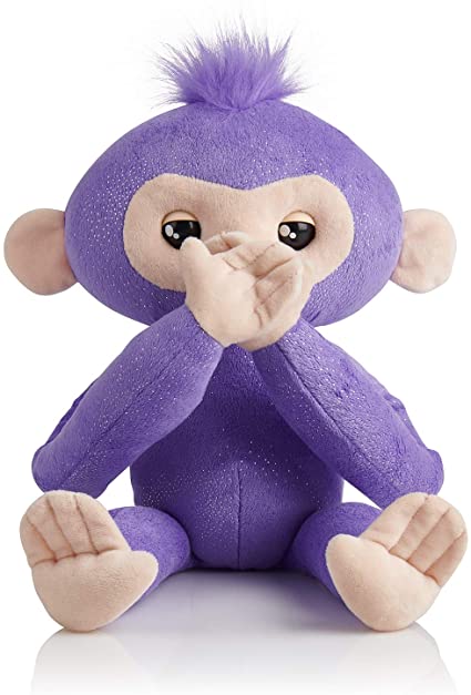 Photo 1 of Fingerlings HUGS - Kiki - Advanced Interactive Plush Baby Monkey Pet - by WowWee