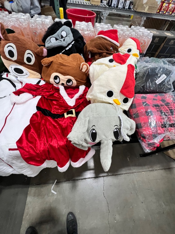 Photo 4 of BOX LOT: 20 onesies (sizes varies), two robs (sizes varies), Christmas dress (small)