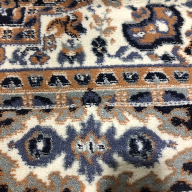 Photo 2 of Home Dynamix Premium Sakarya Traditional Oriental Area Rug 5'2"x7'4" Medallion Navy Blue Brown Ivory
