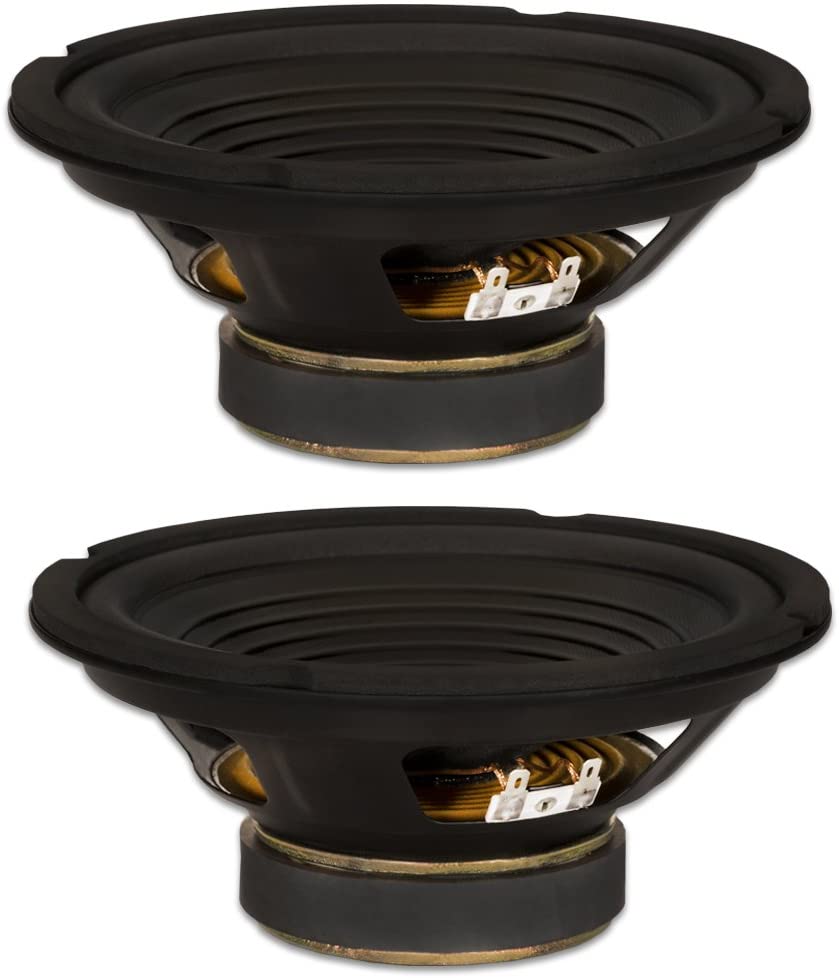 Photo 1 of 2 Goldwood Sound GW-208/8 OEM 8" Woofers 200 Watts Each 8ohm Replacement Speakers